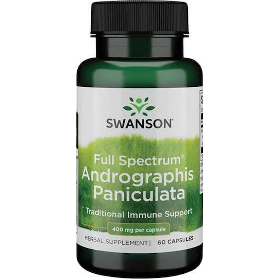 Swanson Full Spectrum Andrographis Paniculata 400mg 60 caps: цены и характеристики