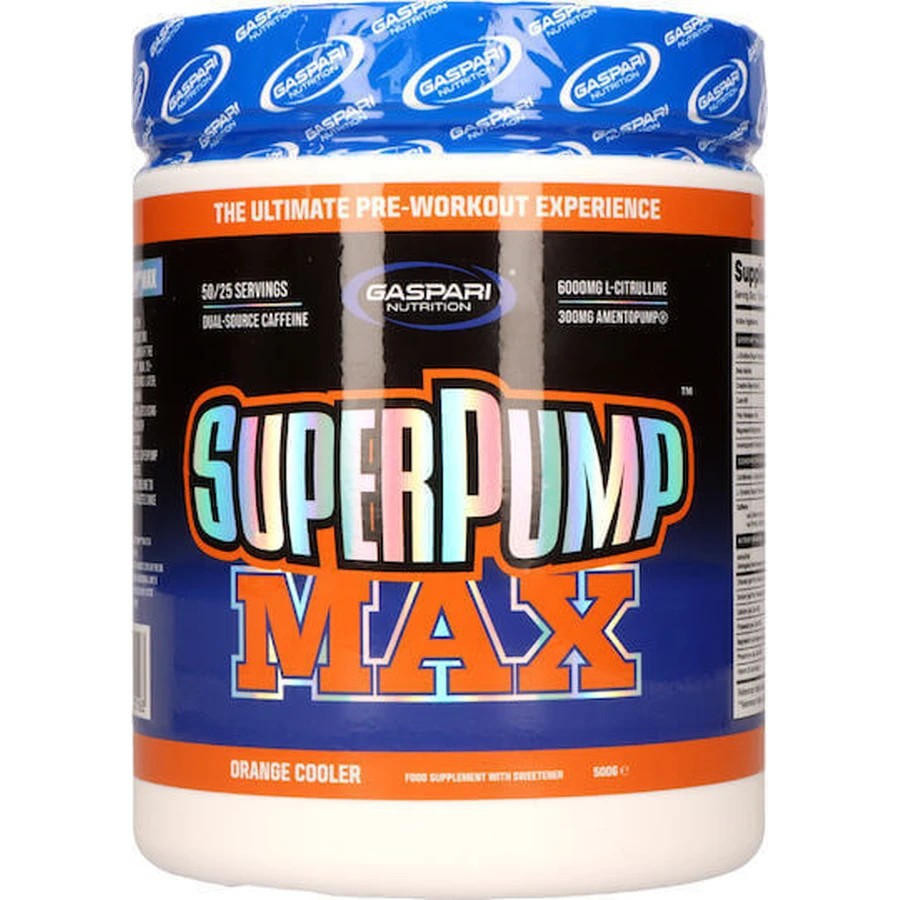 Gaspari Super Pump Max добавка для похудения 500 гр апельсиновый кулер: цены и характеристики