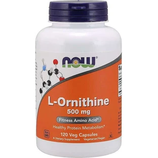 Now Foods L-Ornithine 120 энергетических капсул