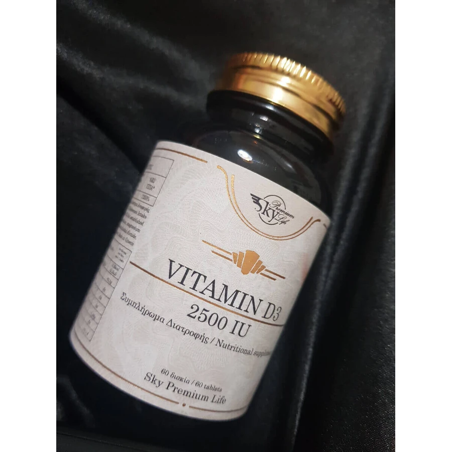 Sky Premium Life Vitamin D3 Підтримка імунітету та здоров'я яєць Vitamin D3 4000iu 60 таблеток: ціни та характеристики