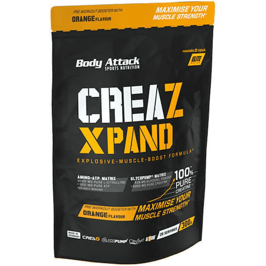 Body Attack Creaz Xpand Orange 300гр: ціни та характеристики