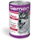 Gemon Dog Maxi Adult Chunks with Beef&Rice - Влажный корм с говядиной и рисом для взрослых собак больших пород (кусочки в желе), 1,25 кг