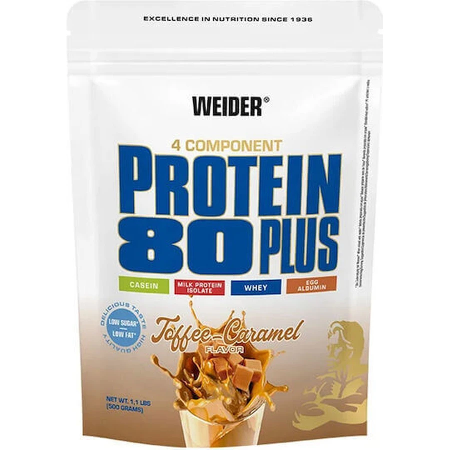 Weider Protein 80 Plus со вкусом карамели ириски 500 гр: цены и характеристики