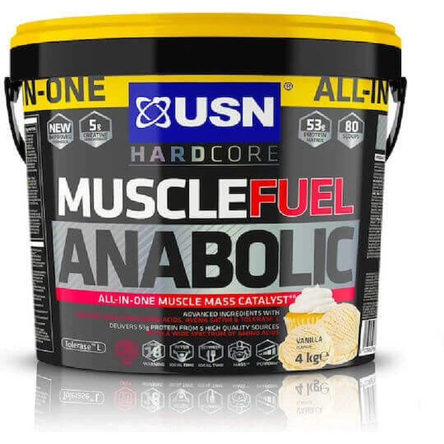 USN Muscle Fuel Anabolic с креатином и ванильным вкусом 4 кг: цены и характеристики