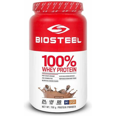 Biosteel 100% Whey Protein Сироватковий протеїн зі смаком шоколаду 725гр: ціни та характеристики