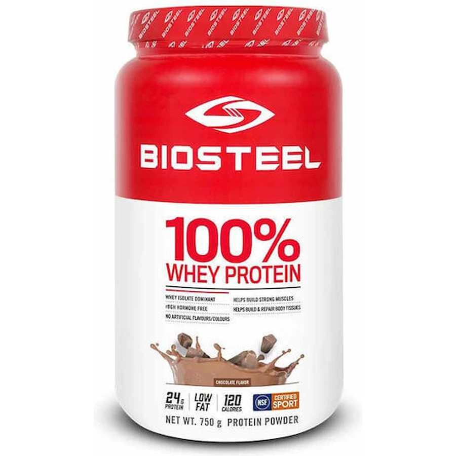 Biosteel 100% Whey Protein Сироватковий протеїн зі смаком шоколаду 725гр: ціни та характеристики