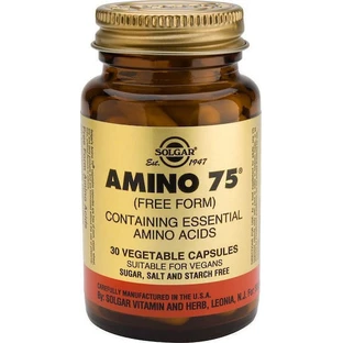 Solgar Amino 75 30 травяных капсул без ароматизаторов