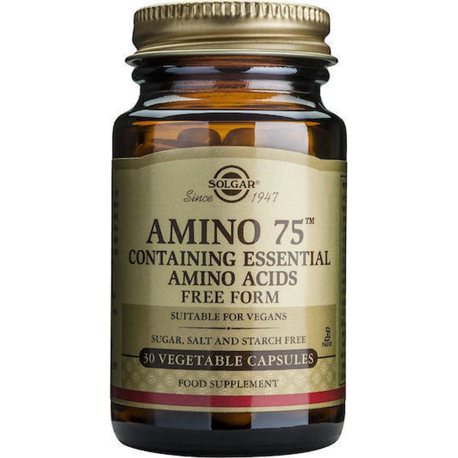 Solgar Amino 75 30 травяных капсул без ароматизаторов: цены и характеристики