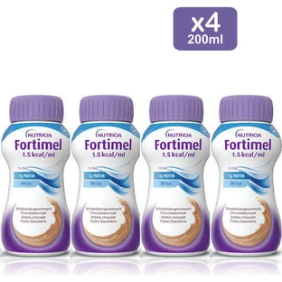 Nutricia Fortimel Protein Special Food Supplement 4 x 50ml Chocolate