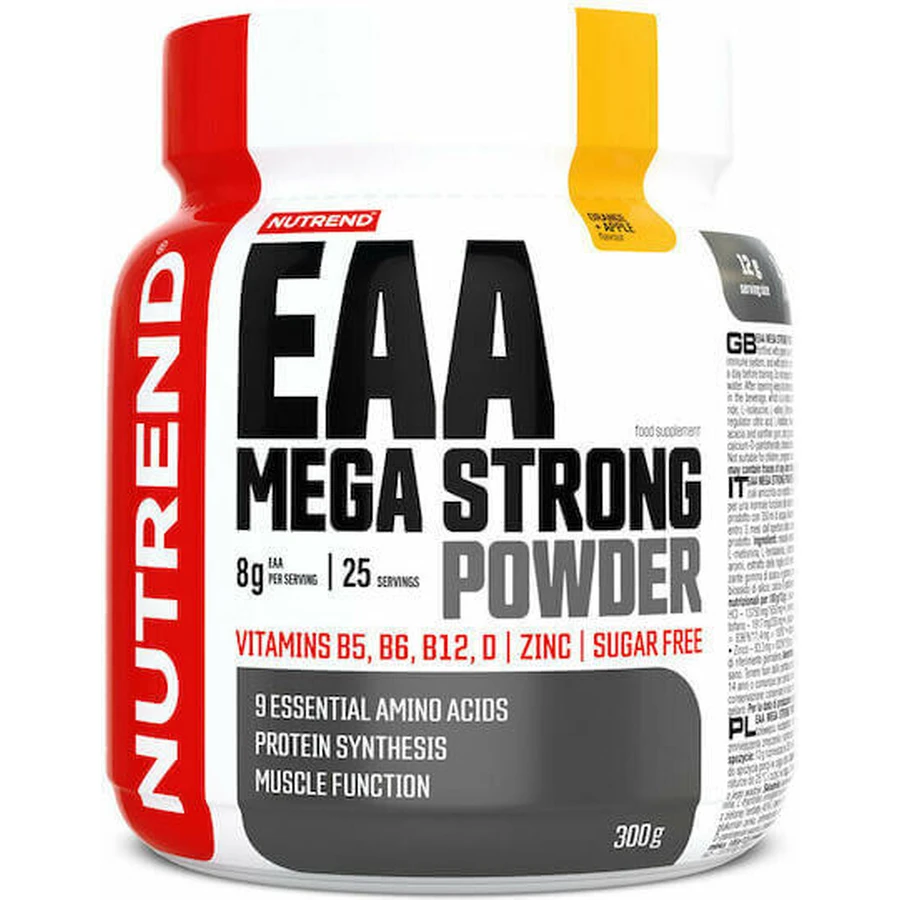 Nutrend EAA Mega Strong Powder 300гр Помаранчеве яблуко: ціни та характеристики