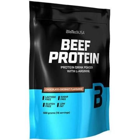 Biotech USA Beef Protein Без глютена и лактозы Говяжий протеин со вкусом кокосового шоколада 500 гр.: цены и характеристики