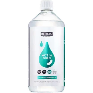 BeKeto MCT Oil Pure C8 Добавка для схуднення 1000мл чиста