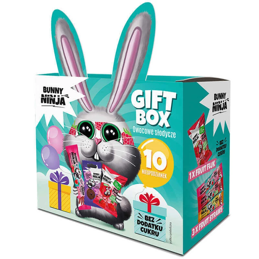 Подарочный набор Bunny Ninja, фруктовые сладости, 108 г: цены и характеристики