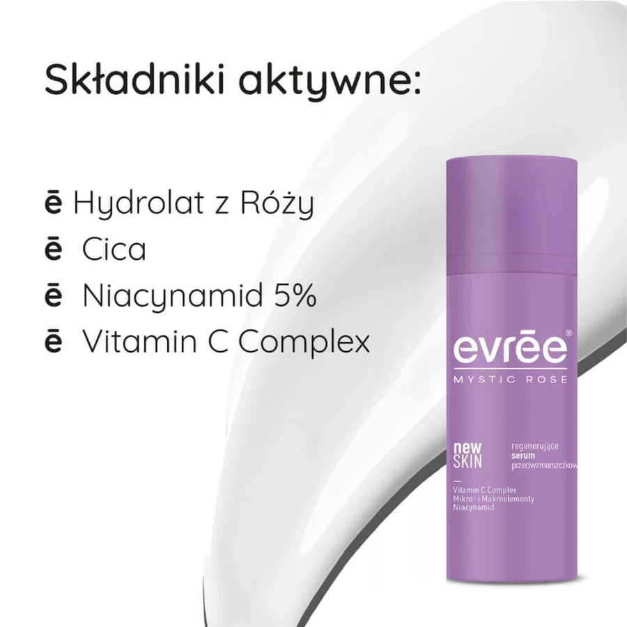 Evree Mystic Rose New Skin, регенерирующая сыворотка против морщин, 30 мл: цены и характеристики