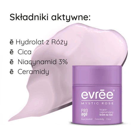 Evree Mystic Rose Pro Age, успокаивающий и восстанавливающий ночной крем, 50 мл: цены и характеристики