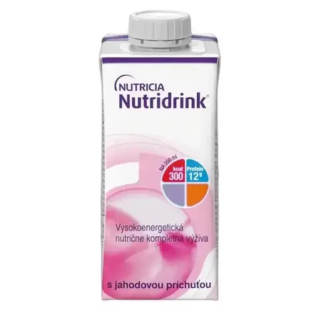 Nutridrink cu aromă de căpșuni 4x200 ml, băutură în scop medical: цены и характеристики