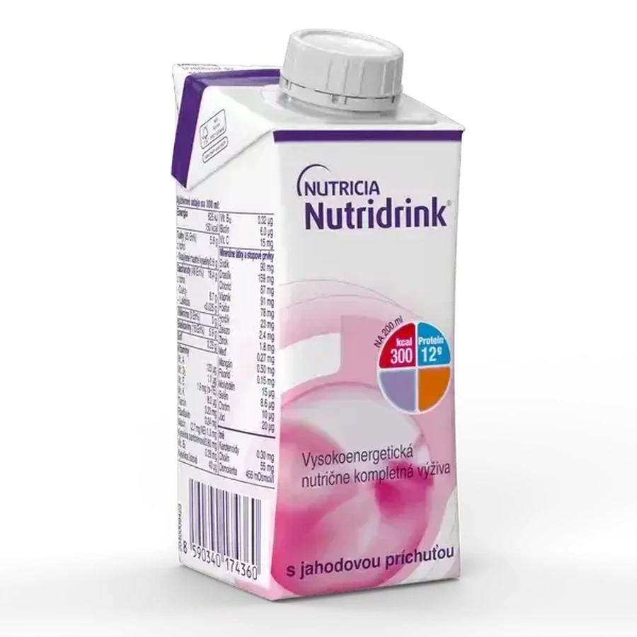 Nutridrink cu aromă de căpșuni 4x200 ml, băutură în scop medical: цены и характеристики