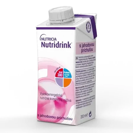 Nutridrink cu aromă de căpșuni 4x200 ml, băutură în scop medical: цены и характеристики
