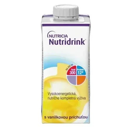 Nutridrink cu aromă de vanilie 4x200 ml, o băutură în scop medical: цены и характеристики