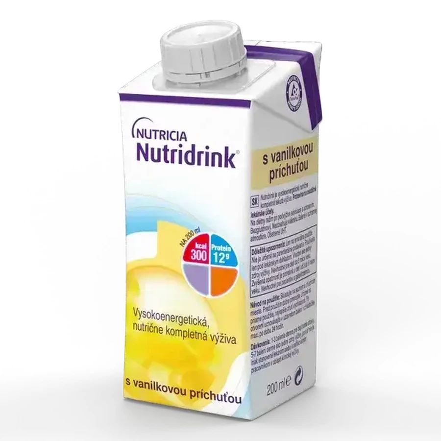 Nutridrink cu aromă de vanilie 4x200 ml, o băutură în scop medical: цены и характеристики