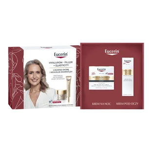 Набор Eucerin Hyaluron-Filler + Elasticity, ночной крем, 50 мл + крем для век, SPF 20, 15 мл