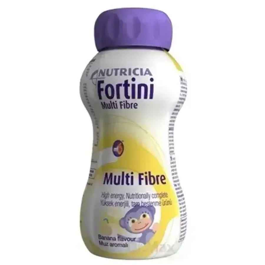 Fortini Multi Fibre cu aromă de banană 1×200 ml, aliment lichid pentru copii: цены и характеристики