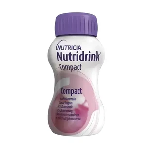 Nutridrink Compact cu aromă de căpșuni 4x125 ml, băutură pentru uz medical