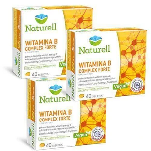 Набор из 3 х Naturell Vitamin B Complex Forte, 40 таблеток