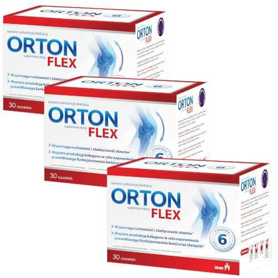 Набір 3 x ORTON FLEX, 30 пакетиків: ціни та характеристики