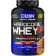 USN Hardcore Whey gH Сывороточный протеин с креатином и шоколадным вкусом 2 кг