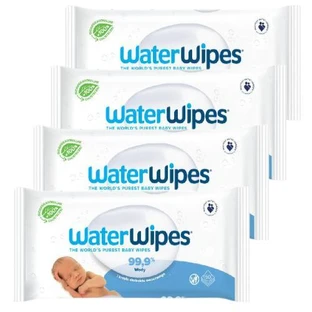 Набор из 4-х влажных салфеток WaterWipes, 60 штук