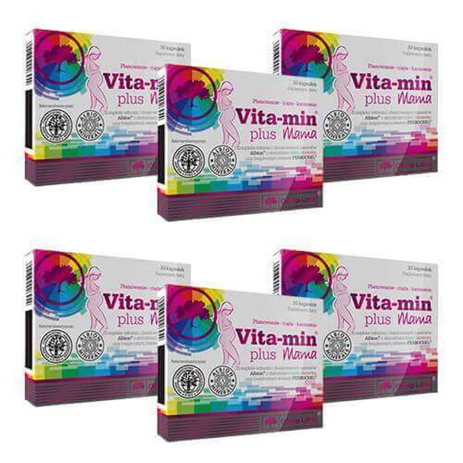 Набір з 6 x OLIMP VITA-MIN PLUS Mum, 30 капсул: ціни та характеристики