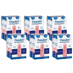 Набір протеїнових енергетичних напоїв Fresubin Fresubin Protein Energy Drink, полуничний смак, 24x200мл