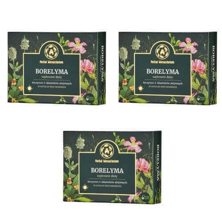 Набор HERBAL MONASTERIUM Борелима, 3 х 30 капсул: цены и характеристики