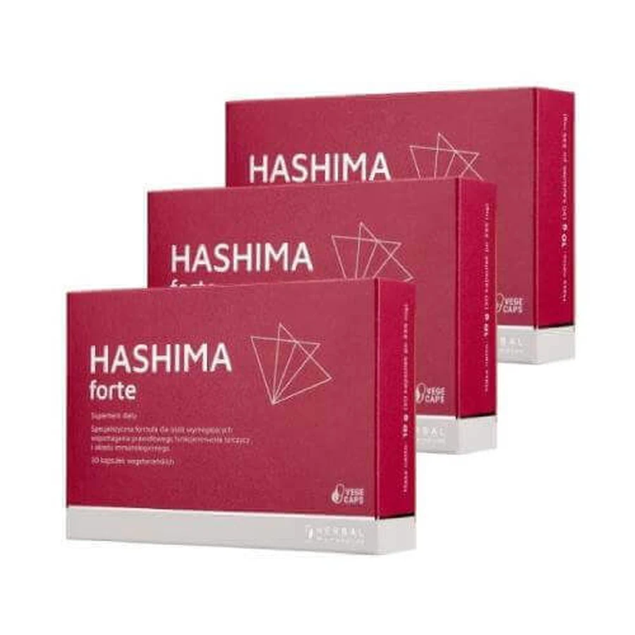 HERBAL PHARMACEUTICALS Хашима форте набор, 3х30 капсул: цены и характеристики
