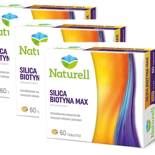 Набор NATURELL Silica Biotin Max - 3 x 60 таблеток