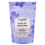 Violet Dreams Фирменная соль для ванн, 500 г, I Love