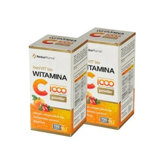 Набор добавок XeniVIT bio Vitamin C 1000 POWDER, 2x 150 порций