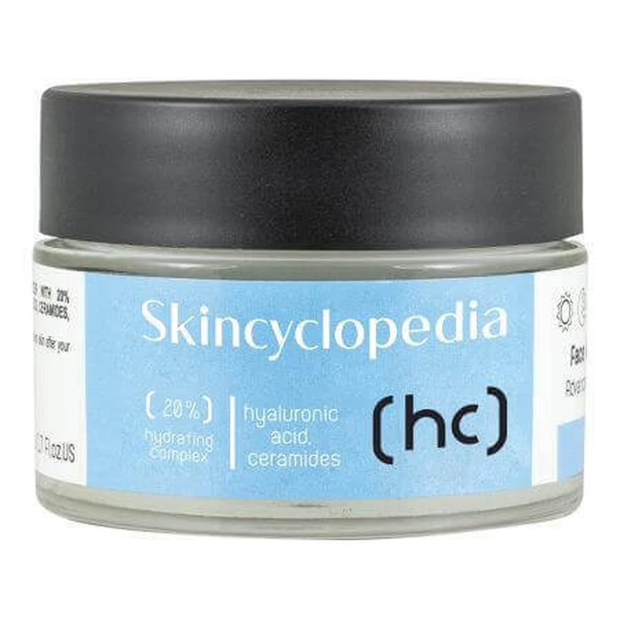 Крем для обличчя з гіалуроновою кислотою та керамідами HC, 50 мл, Skincyclopedia: ціни та характеристики