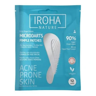 Пластир проти прищів з мікроголками, Microdarts Pimple Pimple Acne Prone Skin, 12 шт, Iroha