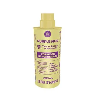Кислотное лечение с фиолетовым пигментом для светлых волос Purple Purple, 250 мл, Lola Cosmetics