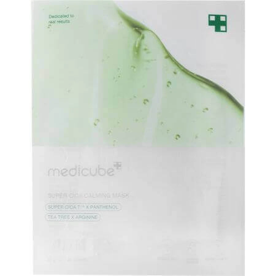 Super Cica Успокаивающая маска для лица с центеллой азиатской, 22 г, Medicube: цены и характеристики