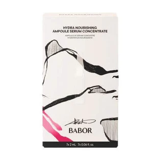 Лимитированный набор флаконов, Hanna Schownald Hydra Nourishing with Hyaluronic Acid, Pro Vitamin B5, 7 флаконов x 2 мл, Babor