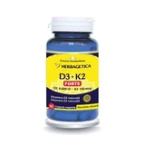 Вітамін D3+K2 Форте, 60 капсул, Herbagetica