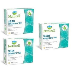 Набір 3 x NATURELL Органічний селен, 100 таблеток