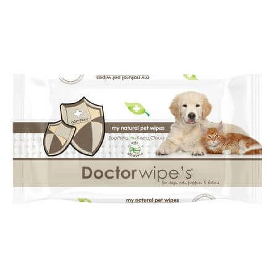 Влажные салфетки для животных, 48 штук, Doctor Wipe's: цены и характеристики