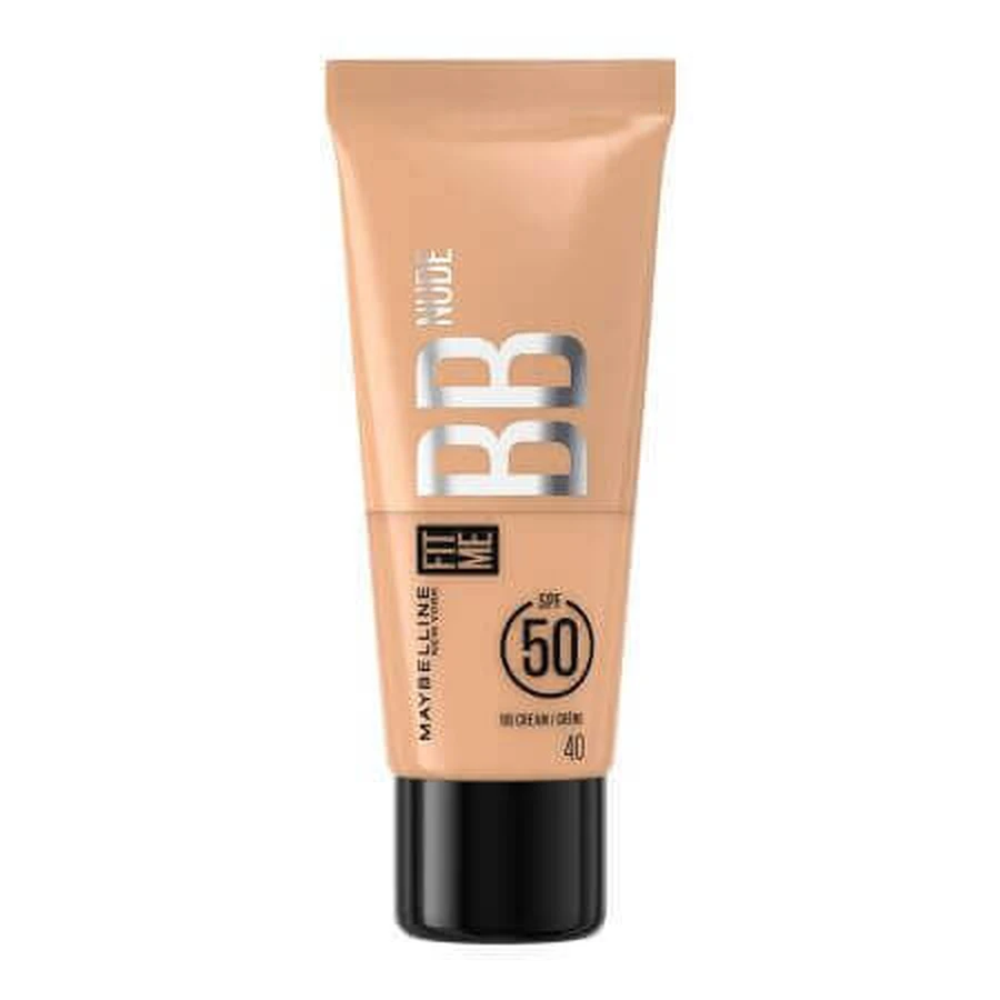 BB-крем з SPF 50 Nude 40 Nude 40 Fit Me, 30 мл, Maybelline, Maybelline: ціни та характеристики