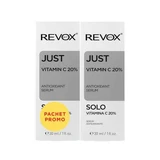 Антиоксидантная сыворотка Pack с 20% витамина С Just, 30 + 30 мл, Revox