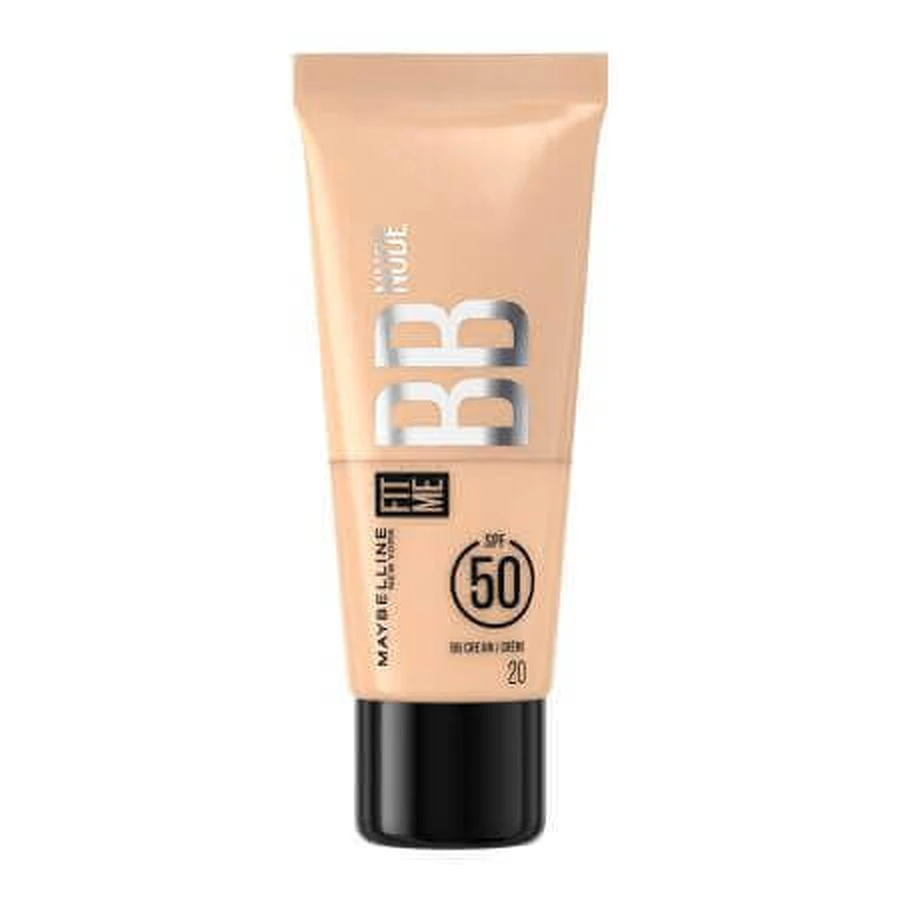 Maybelline Nude 20 Fit Me BB Cream SPF 50 Nude 20 Fit Me, 30 мл, Maybelline: цены и характеристики