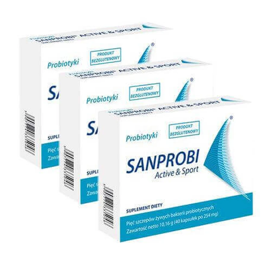 Набор SANPROBI Active & Sport, 3 x 40 капсул: цены и характеристики